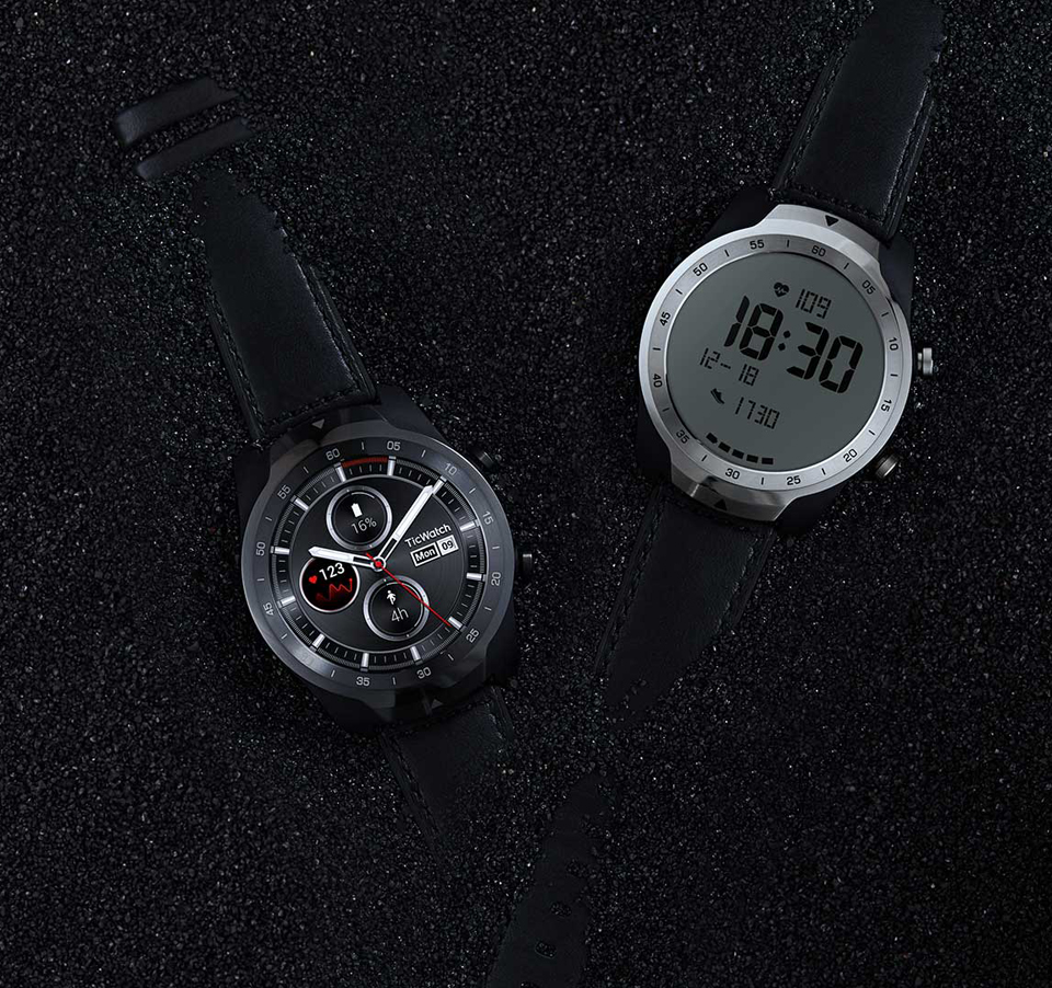 Розумний годинник TicWatch Pro Black WF 12096 в двох кольорах