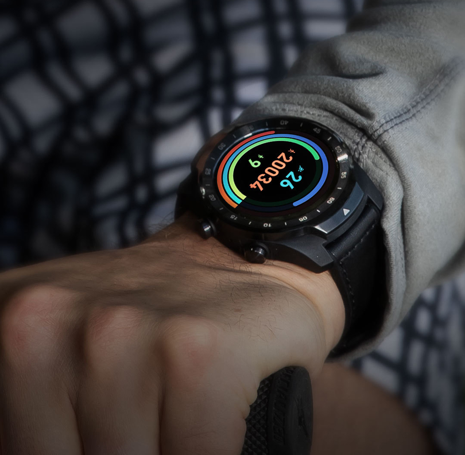 Розумні годинник TicWatch Pro Black WF 12096 показники фізичної активності