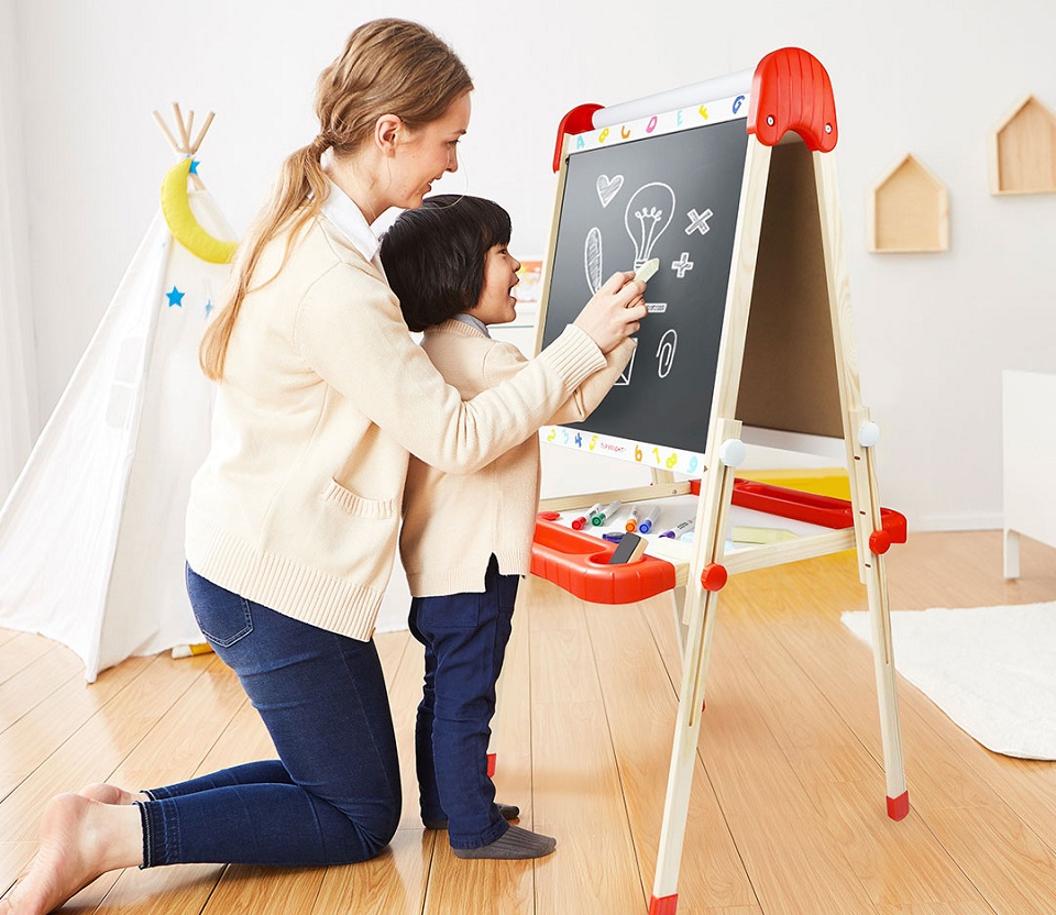Доска для рисования ToP Bright Multi-function Children's Drawing Board мама с ребенком рисуют
