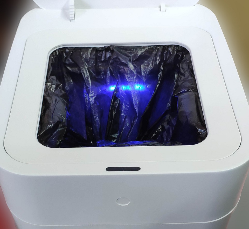 Умная корзина для мусора Xiaomi TOWNEW T1 White подсветка