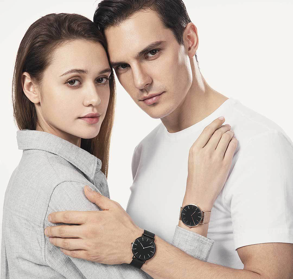 Годинники механічні TwentySeventeen Lightweight ultra-thin Watch W004Q чоловік і дівчина в годинниках