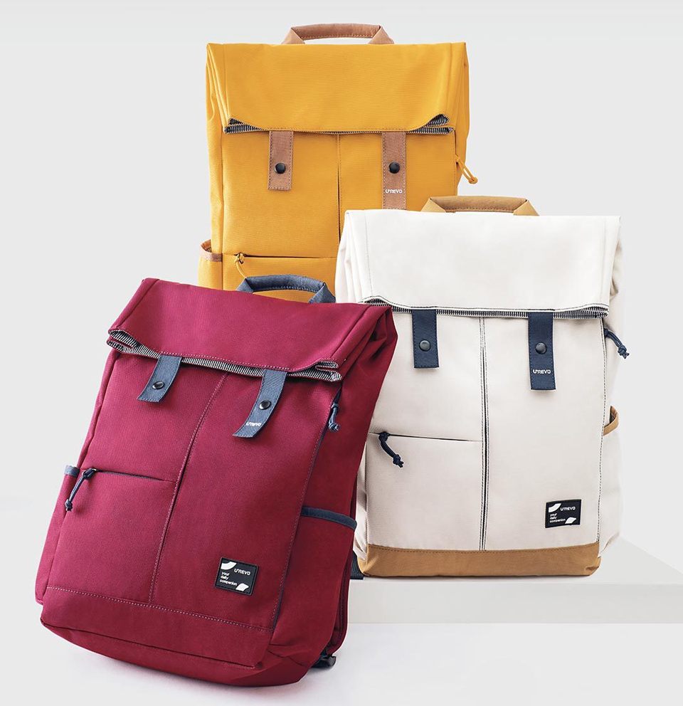 Рюкзак U`REVO College Leisure Backpack в трьох кольорах крупним планом