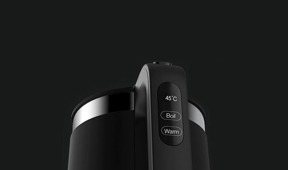 Електрочайник Viomi Smart Kettle Black дисплей