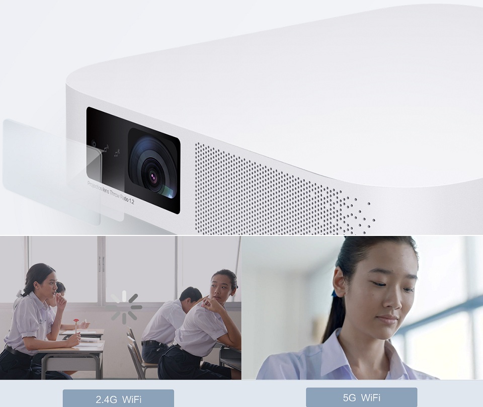 Мультимедіа-проектор XGIMI Z6 White потокова передача відео