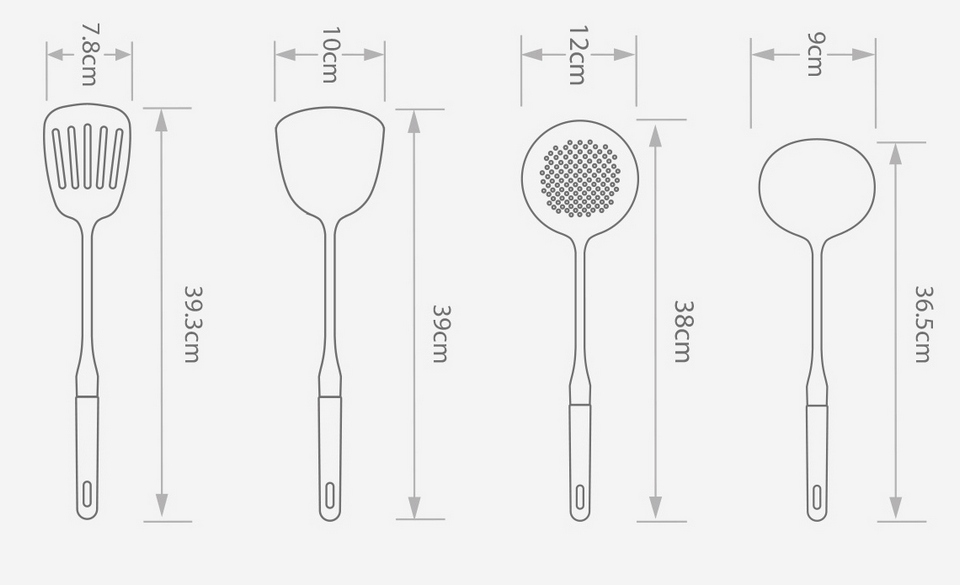 xiaomi-Yi-Wu-Yi-Shi-Beech-handle-stainless-steel-shovel-spoon-SET-4-pcs