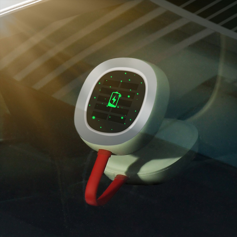 Автомобільна лампа для читання на сонячних батареях Xiaomi Baseus Solar Car Reading сонячна зарядка