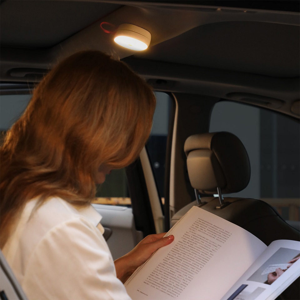 Автомобільна лампа для читання на сонячних батареях Xiaomi Baseus Solar Car Reading читання книги