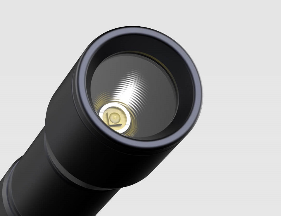 Фонарик Xiaomi BEEBEST Extreme bee portable flashlight F1 Black светодиод