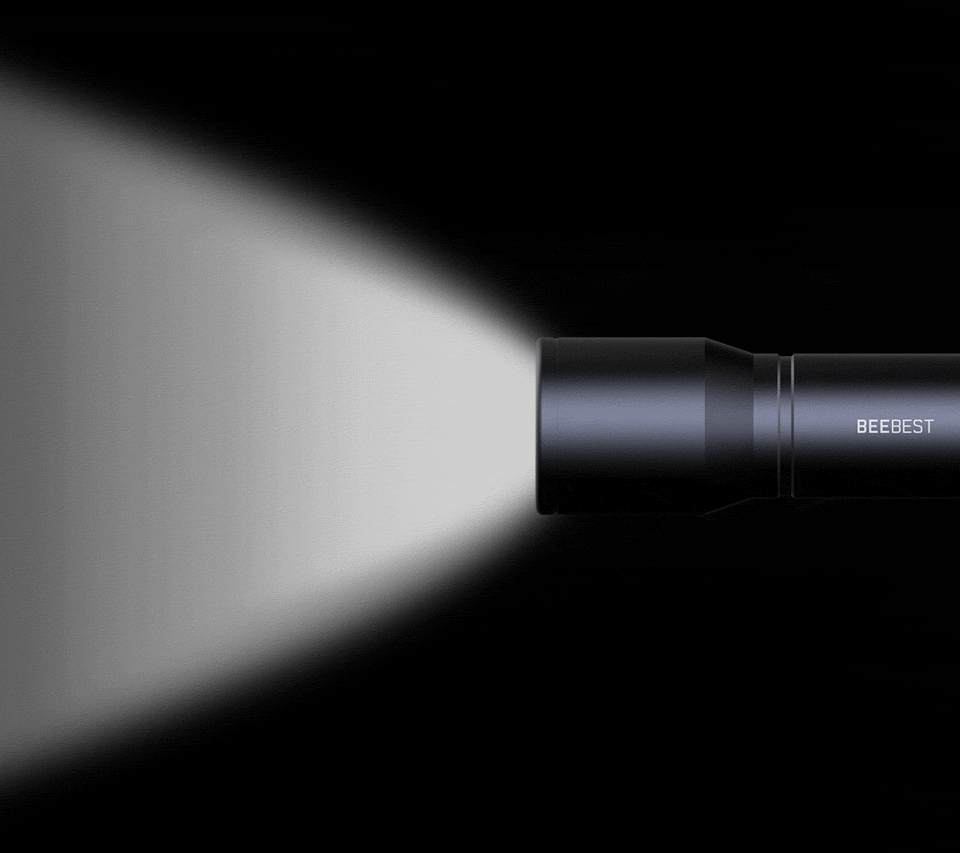 Фонарик Xiaomi BEEBEST Extreme bee portable flashlight F1 Black яркость свечения
