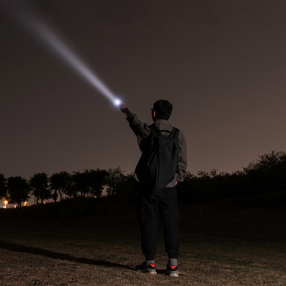 Ліхтарик Xiaomi BEEBEST Extreme strong light flashlight F8 Black світло в небо