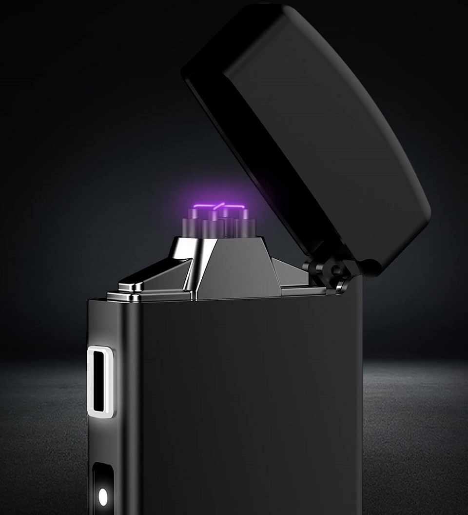 Аккумуляторная Зажигалка Xiaomi BEEBEST Polar arc charging lighter L200 Black огонь