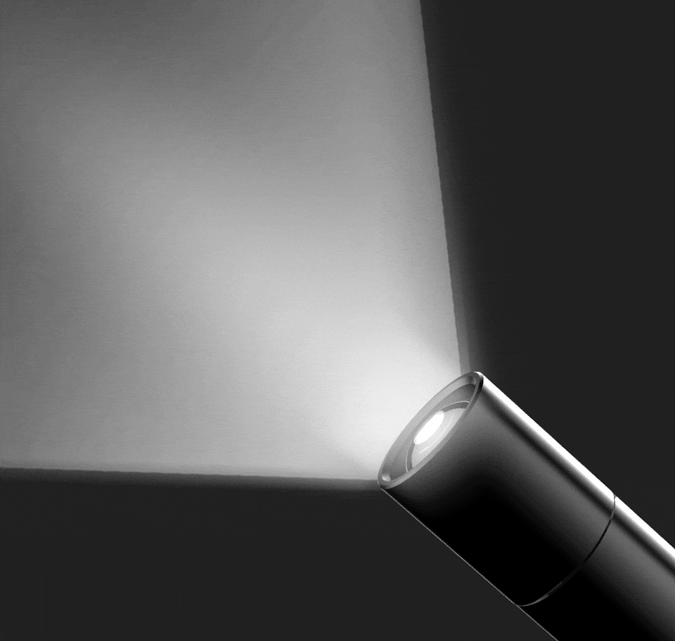 Фонарик Xiaomi BEEBEST Zoom Flashlight Black 1000 Lumens FZ101 регулировка угла освещения