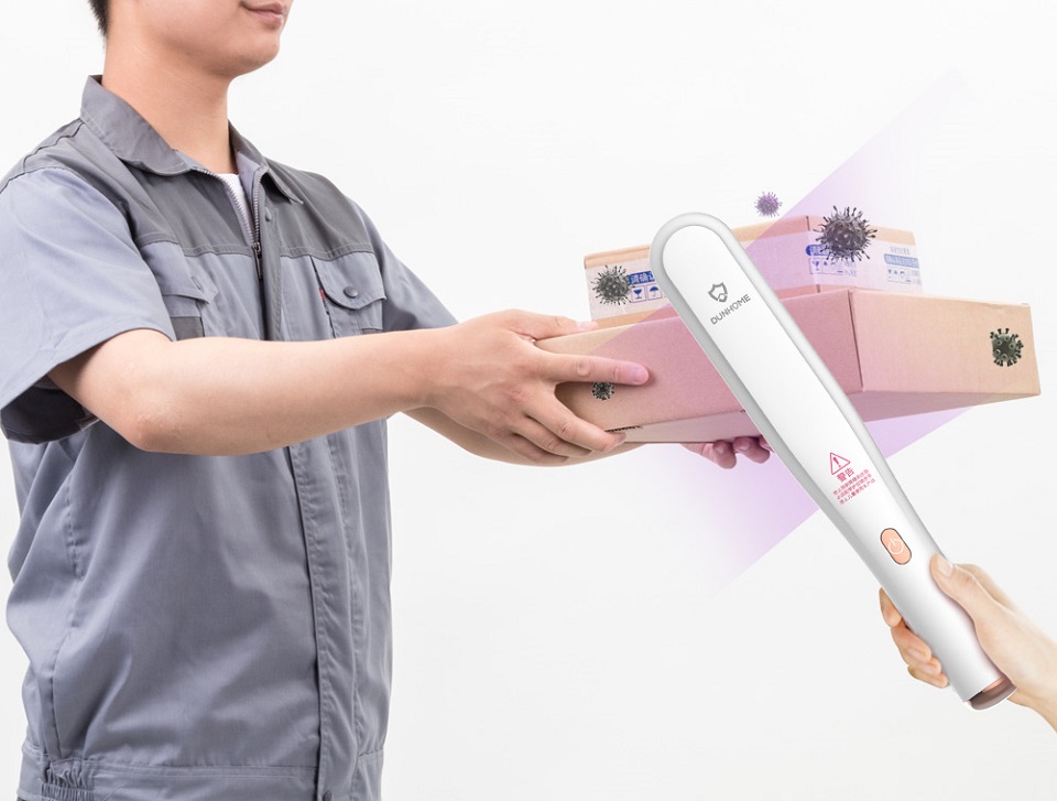 Ручний міні-стерилізатор Xiaomi DunHome Portable UV Sterilization Stick Handheld Mini Sterilizer DH-007 White дезінфекція посилки