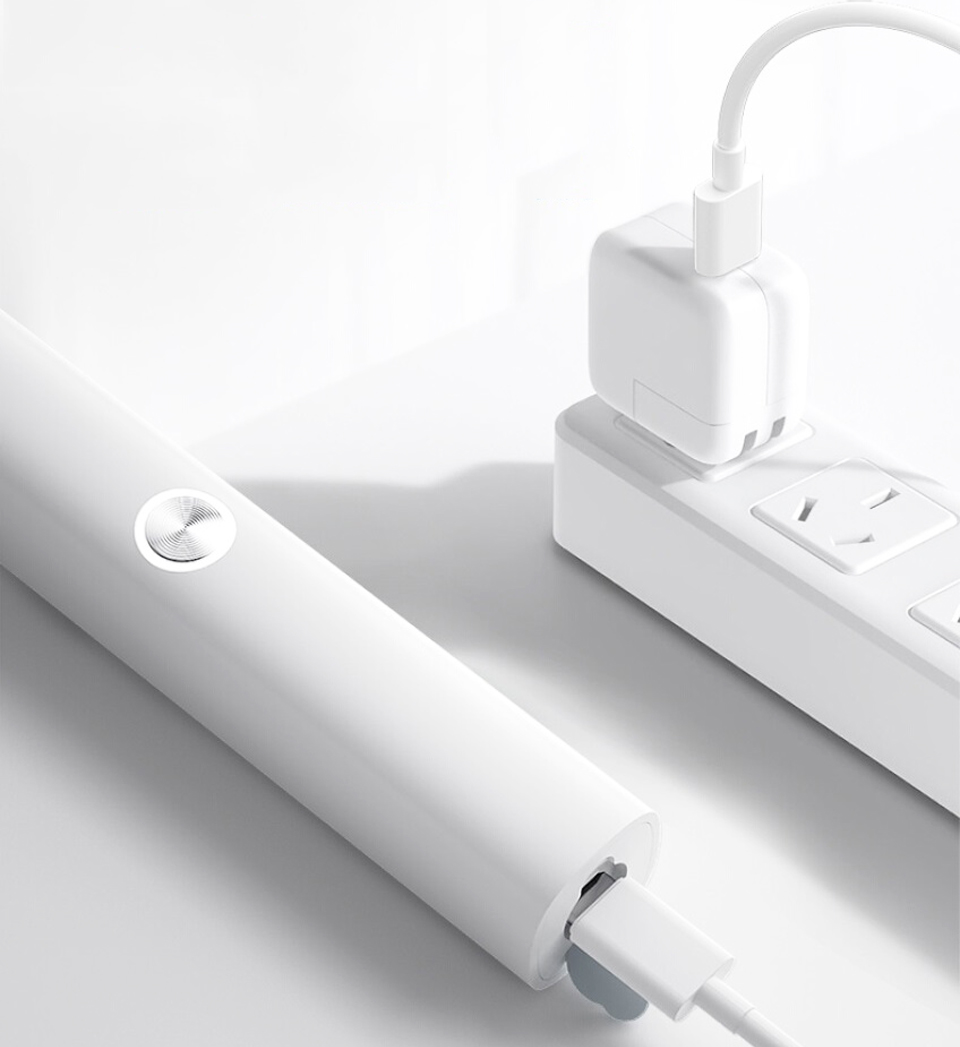 Електрична зубна щітка Xiaomi ENCHEN Electric Toothbrush Aurora T + процес зарядки