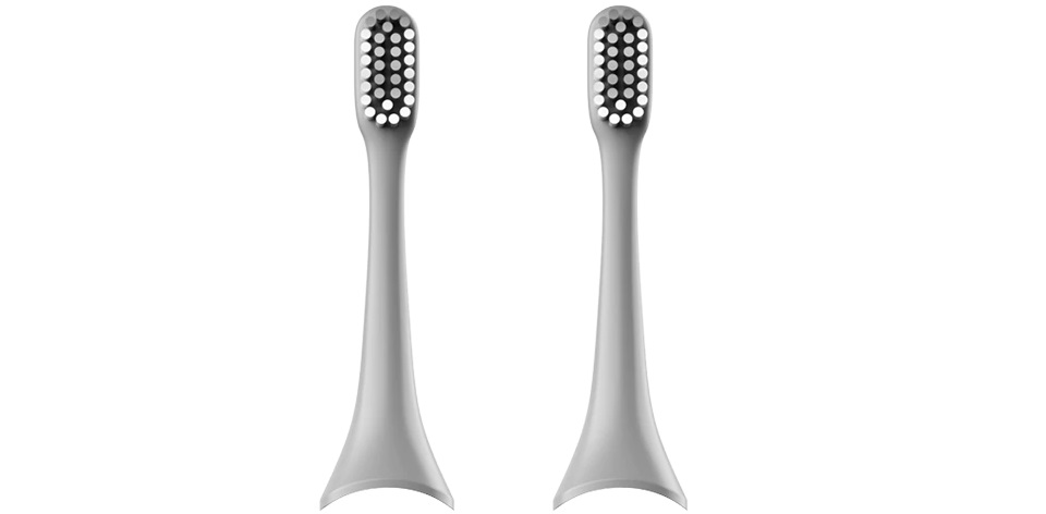 Насадки для зубной щетки Xiaomi ENCHEN Electric Toothbrush Aurora T+Head White 2pcs крупным планом
