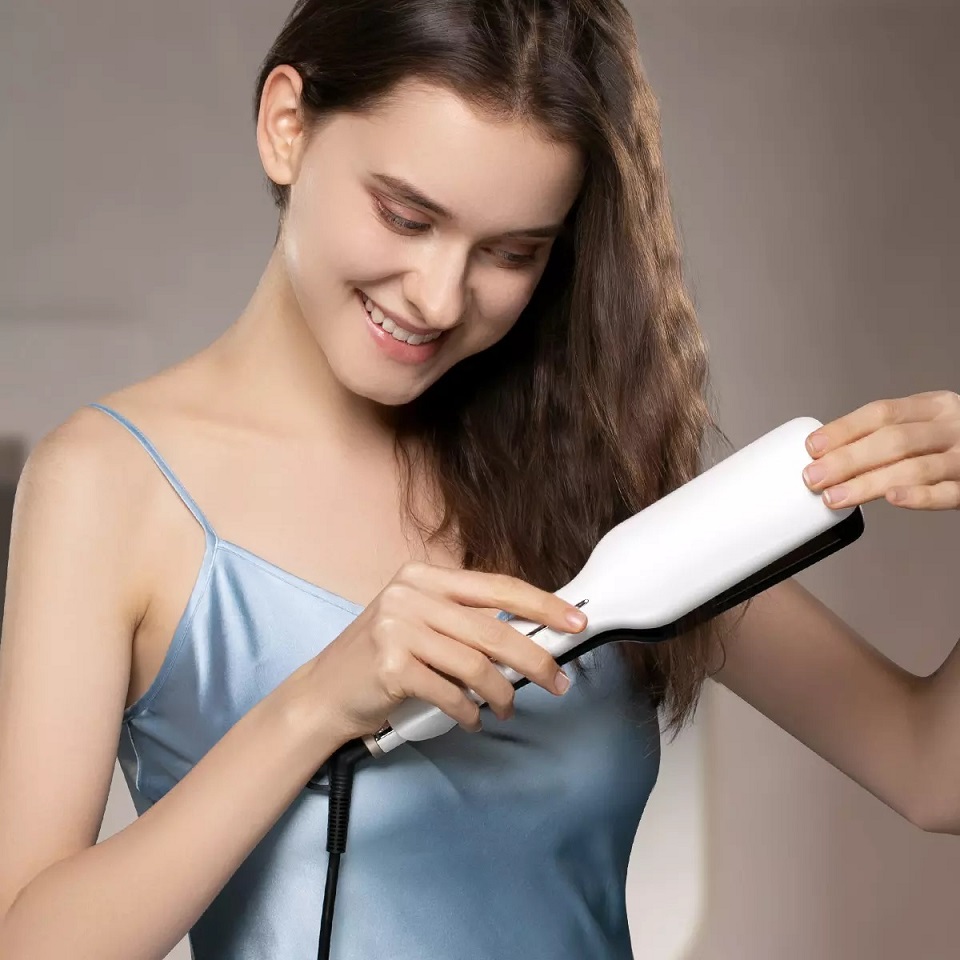 Утюжок для волос Xiaomi Enchen Hair Straightener Enrollor Pro White EU выпрямление волос