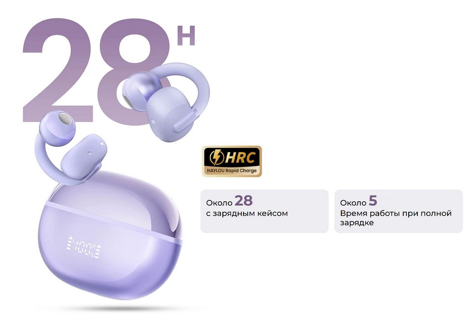 XIAOMI Haylou AirFree3_время работы