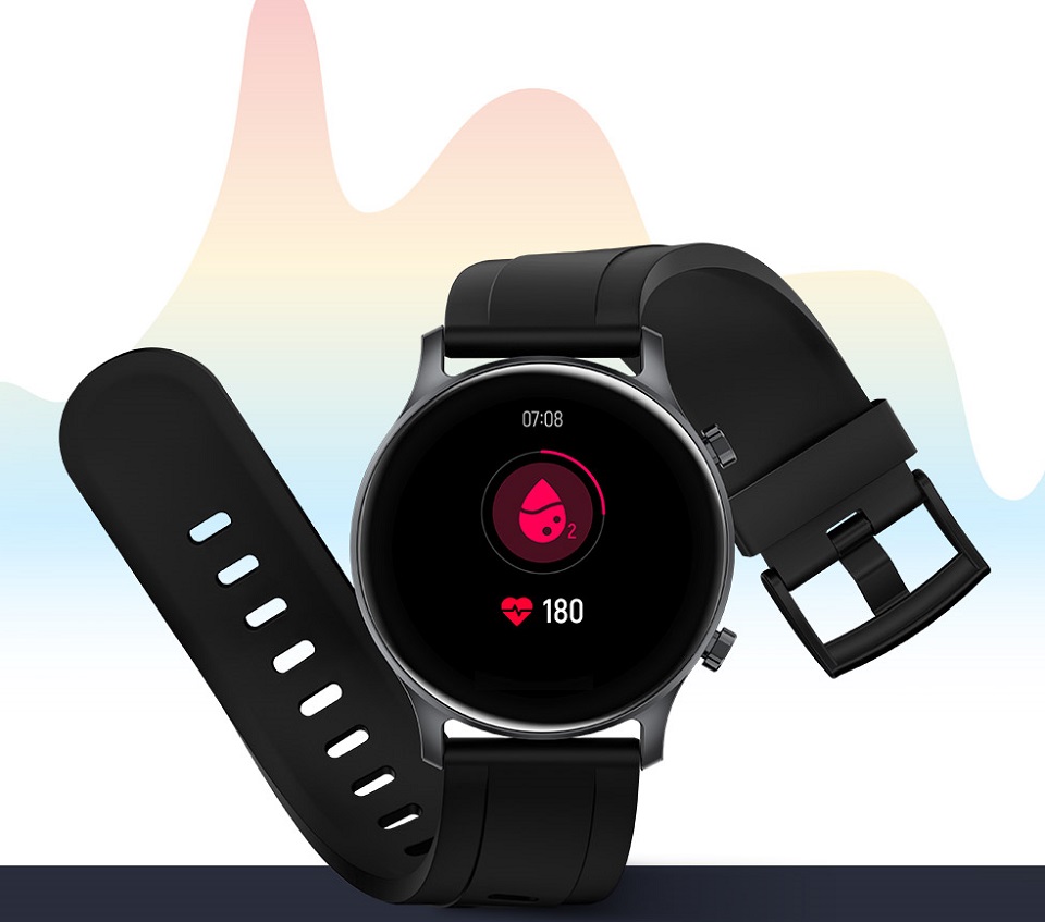 Умные часы Xiaomi Haylou Smart Watch LS04 Black сердечный ритм