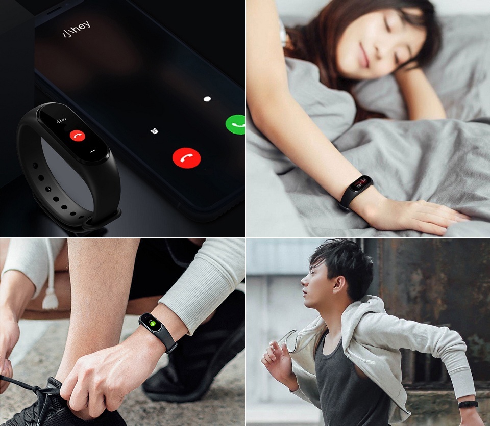 Фитнес браслет Xiaomi Hey Plus Band NFC Black режимы работы