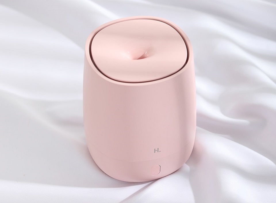 Ароматерапевтичний зволожувач Xiaomi HL Aromatherapy machine рожевого кольору