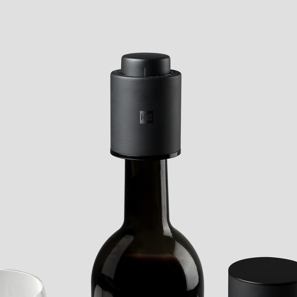 Винний набір Xiaomi HuoHou Luxury Gift Set Black HU0090 закрита пляшка