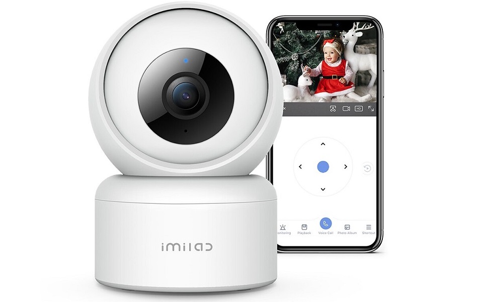 Камера Xiaomi iMi Home Security Camera C20 (CMSXJ36A) та смартфон