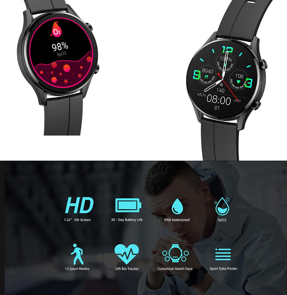 Розумний годинник Xiaomi iMi W12 Smart Watch функції