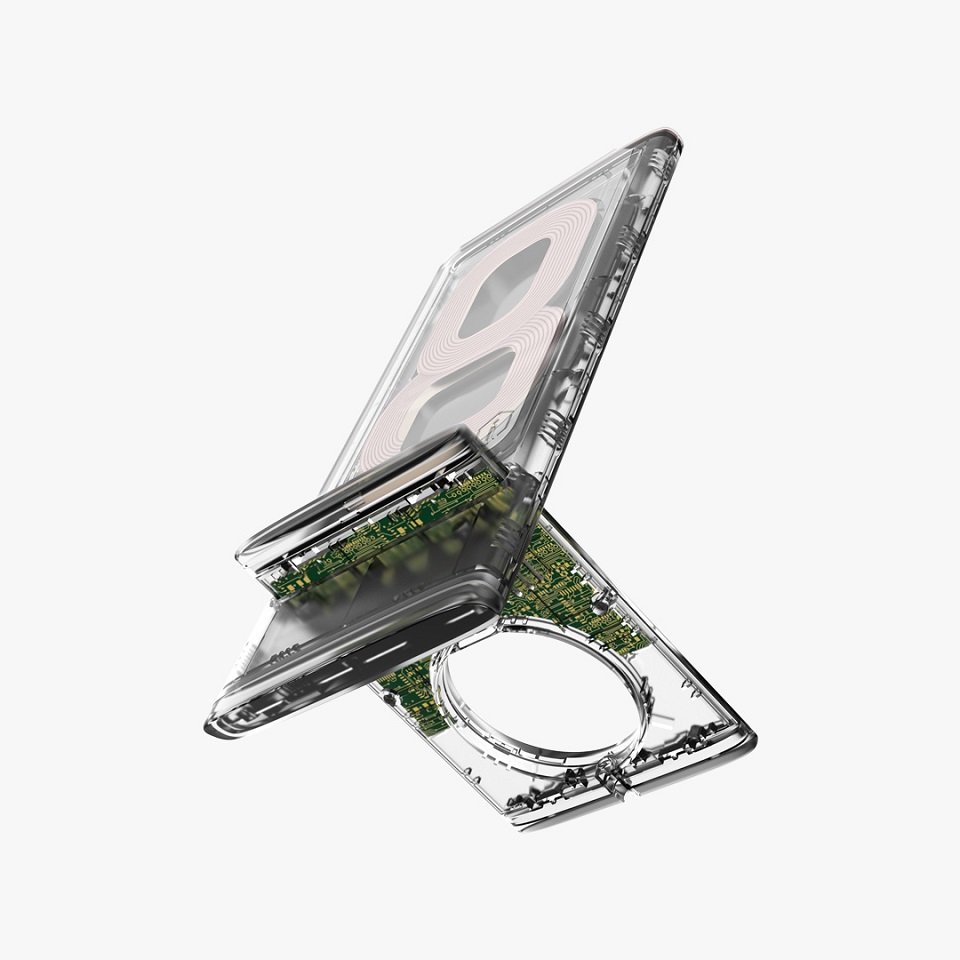 Бездротовий зарядний пристрій Xiaomi IQUNIX Zoe Vertical Wireless Charger 10W внутрішня конструкція