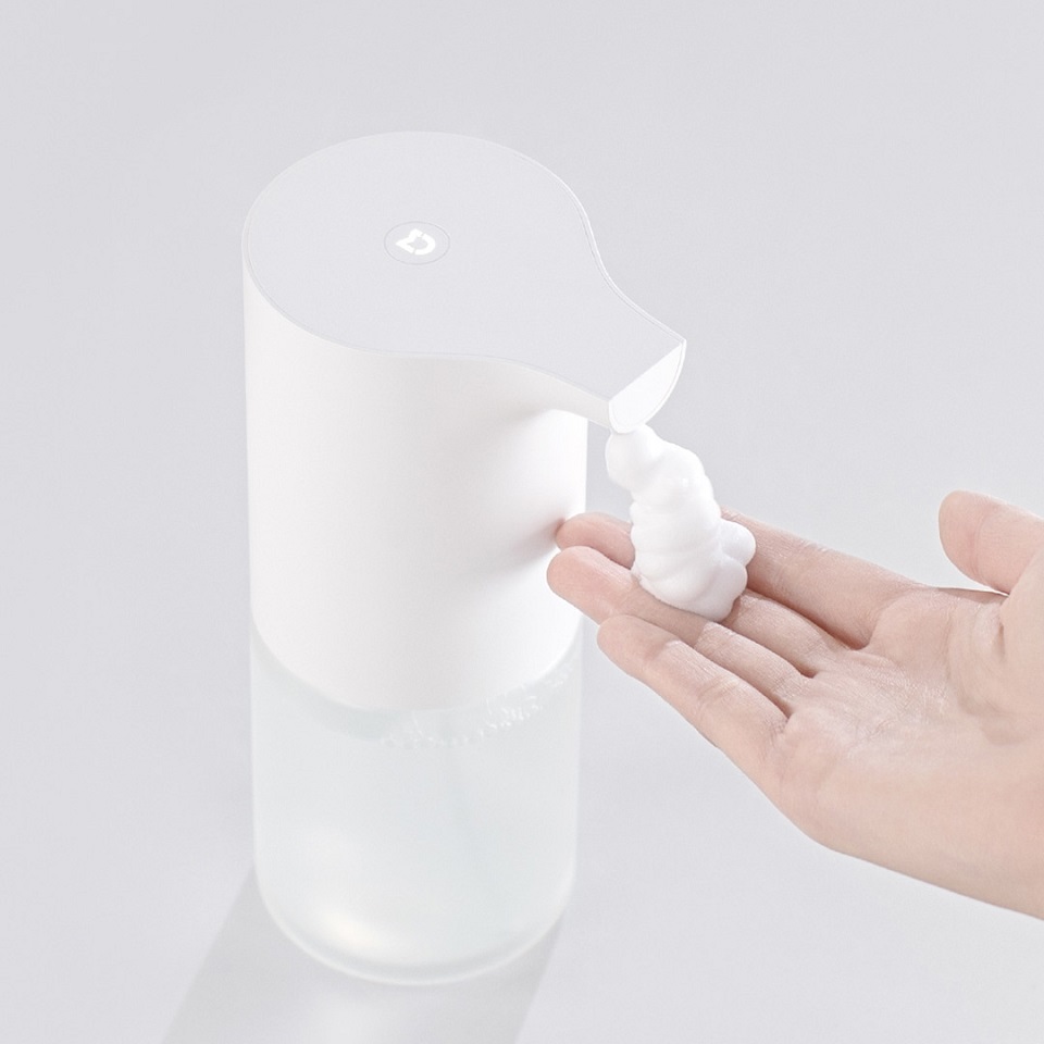 Безконтактний диспенсер для мила Xiaomi Mi Home (MiJia) Automatic Induction Soap Dispenser White (MJXSJ01XW) (NUN4035CN) спінене мило
