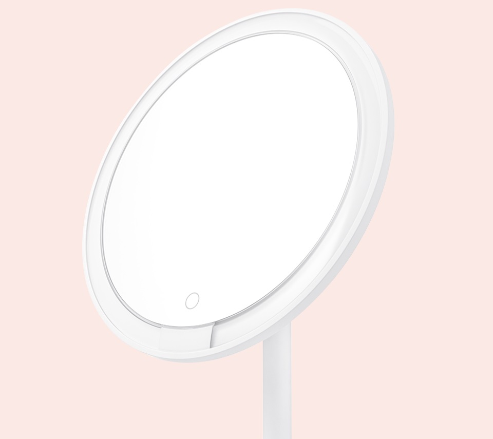 Дзеркало для макіяжу Xiaomi Mi Home (Mijia) LED Makeup Mirror (MJHZJ01-ZJ) вид збоку