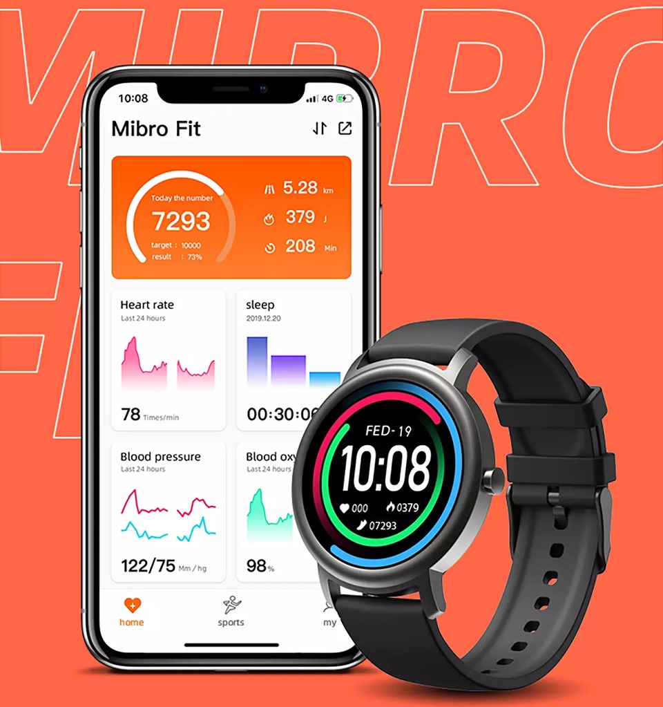 Умные часы Xiaomi Mibro Air Smart Watch мобильное приложение