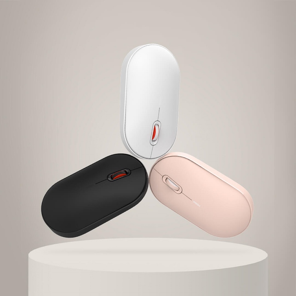 Мышка беспроводная Xiaomi MiiiW Portable Mouse Lite в 3-х расцветках