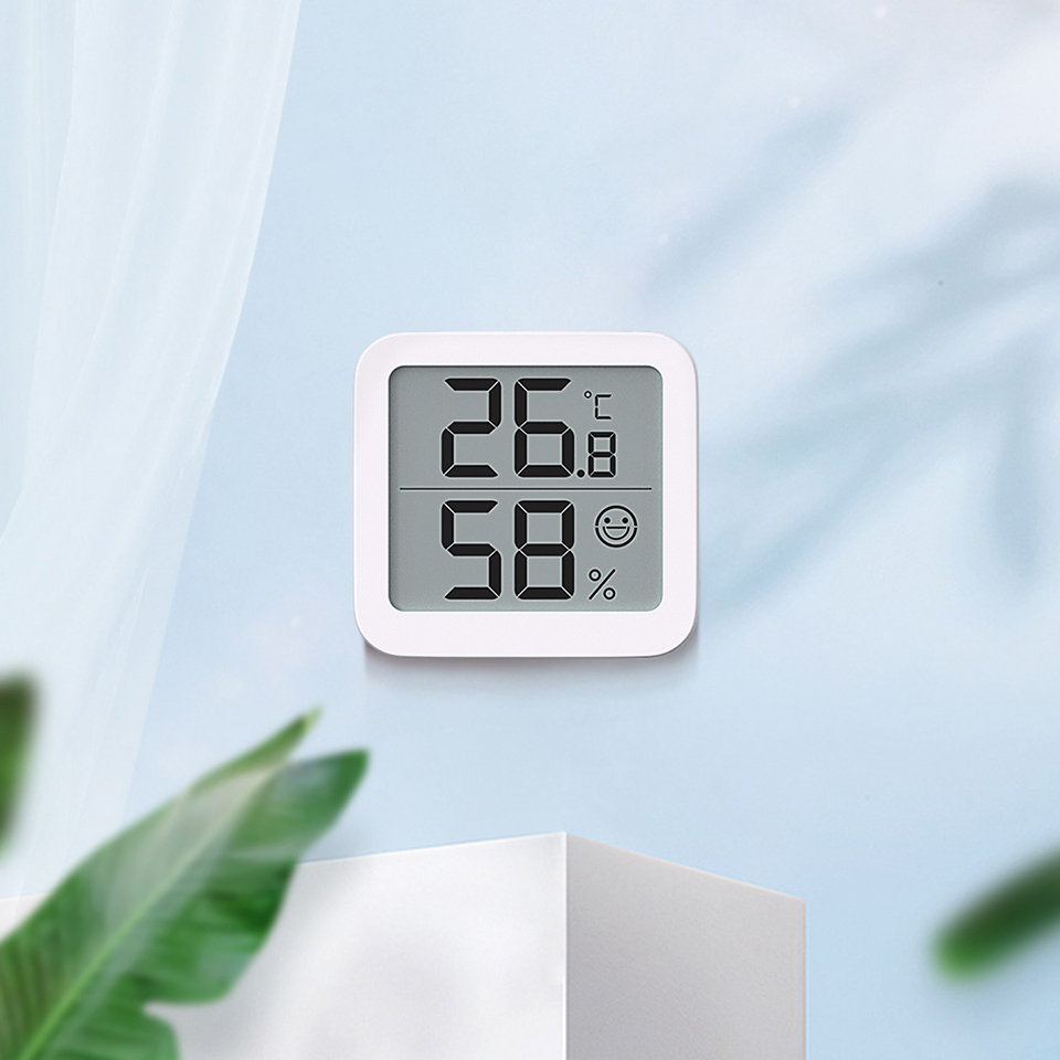 Термогигрометр Xiaomi MiiiW Thermo-Hygrometer Mini White MWTH02 вид