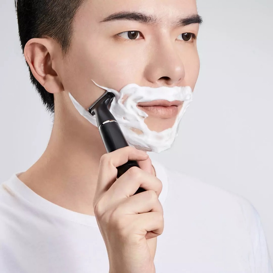 Электробритва Xiaomi MSN Meisen T3 Multifunctional Shaver процесс бритья лица
