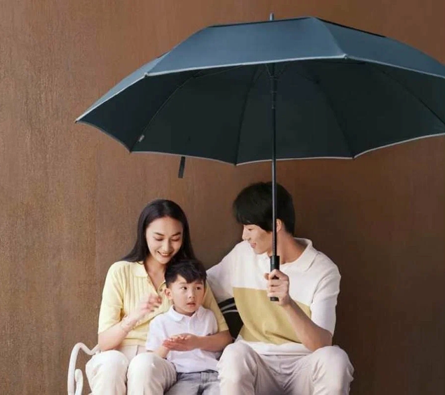 Xiaomi NINETYGO Double-layer Windproof Golf Automatic Umbrella фото 1