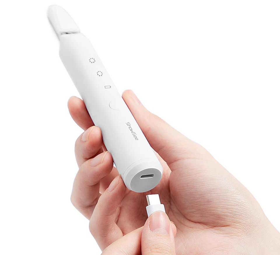 Электрическая пилочка для ногтей Xiaomi ShowSee B2 White разъем зарядки