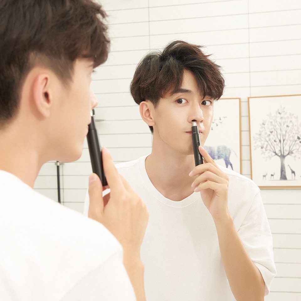 Тример для носа Xiaomi ShowSee Nose Hair Trimmer C1-BK Black (6972615042017) видалення волосся з носа
