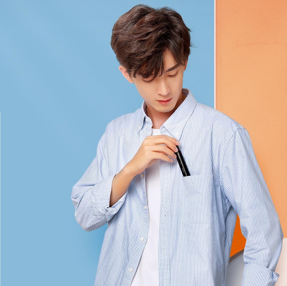 Тример для носа Xiaomi ShowSee Nose Hair Trimmer C1-BK Black (6972615042017) в кишені