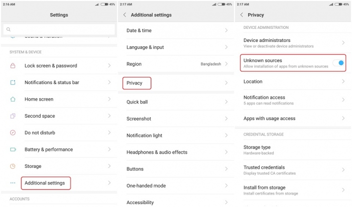  Безпека смартфонів  Xiaomi  на MIUI ставимо приложения только из Google Play