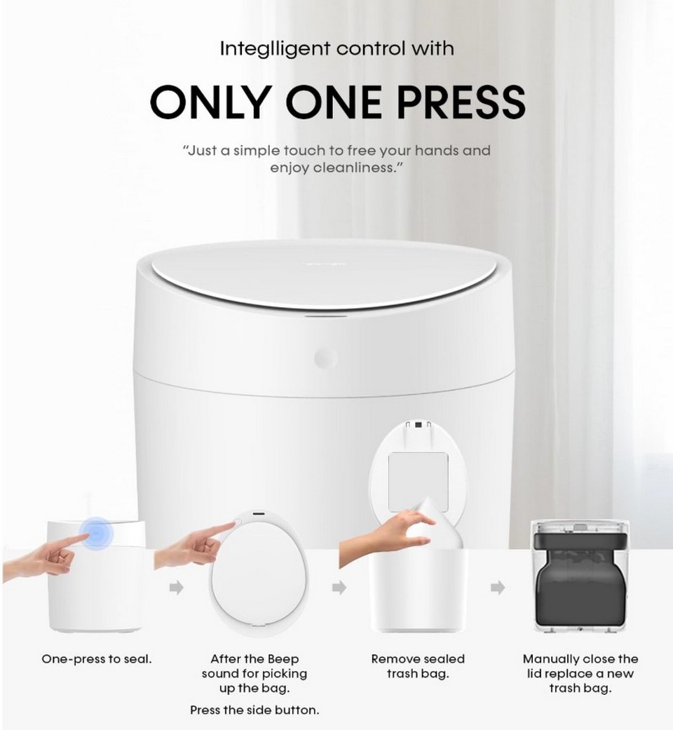 Xiaomi TOWNEW T15 Air ONE White2_однонажатие