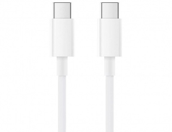 Кабель Xiaomi USB Type-C to USB Type-C Cable 1,5m White SJV4120CN/SJV4108GL крупным планом