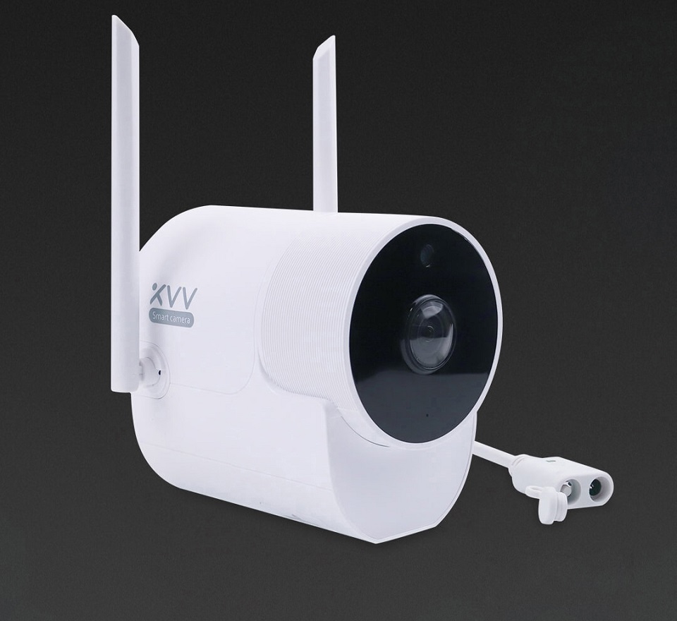 IP-камера відеоспостереження Xiaomi Xiaovv Outdoor Camera B1 HD White крупним планом