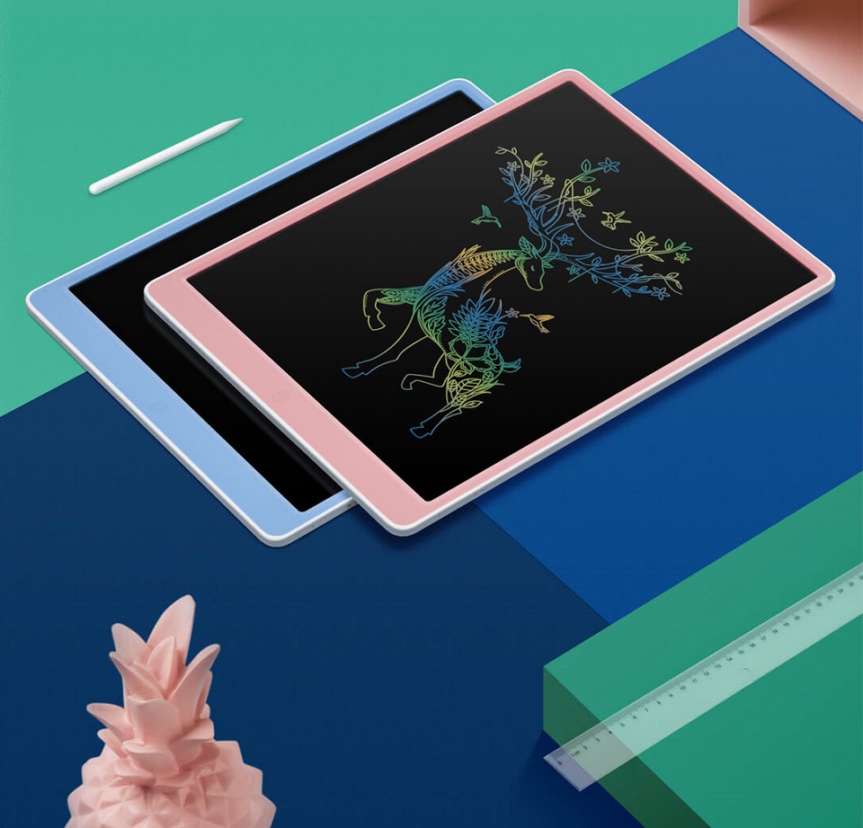 Цветной Графический планшет Xiaomi Xiaoxun 16-inch color LCD tablet XPHB003 2 расцветки