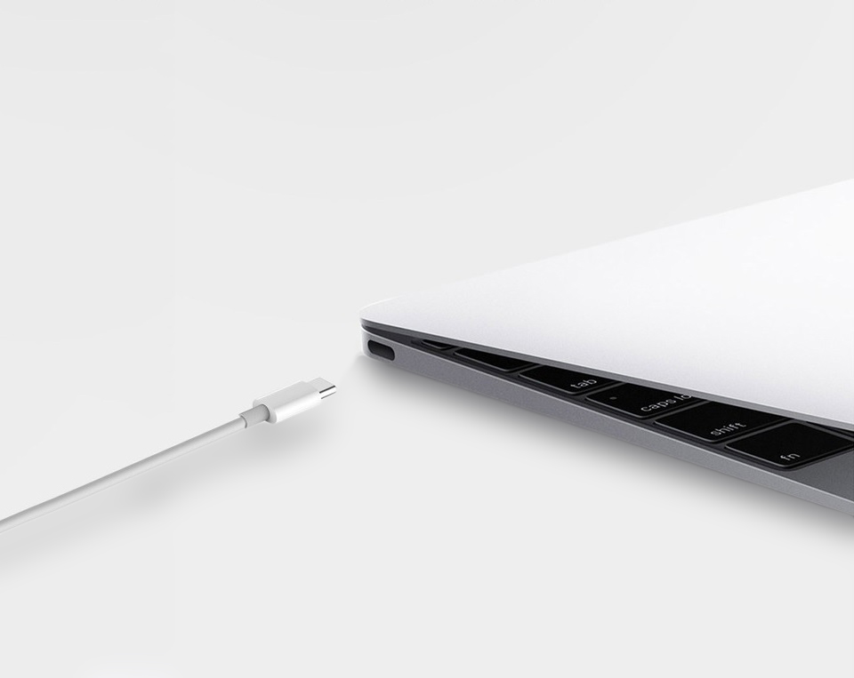 Кабель Xiaomi ZMi USB-C to USB-C Cable 5A и ноутбук