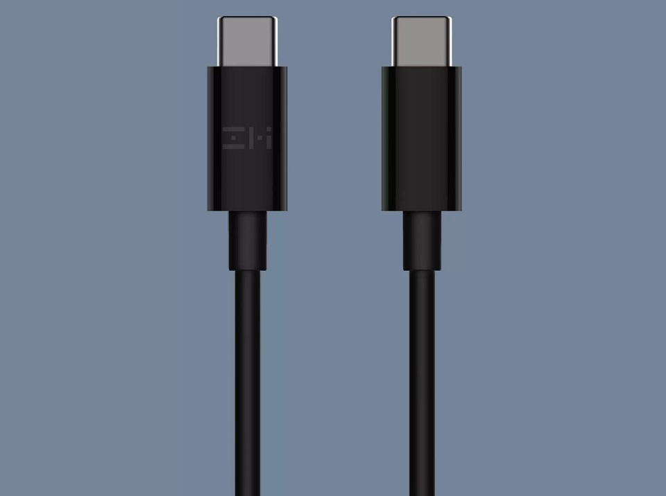 Кабель Xiaomi ZMi USB-C to USB-C Cable 3A крупним планом