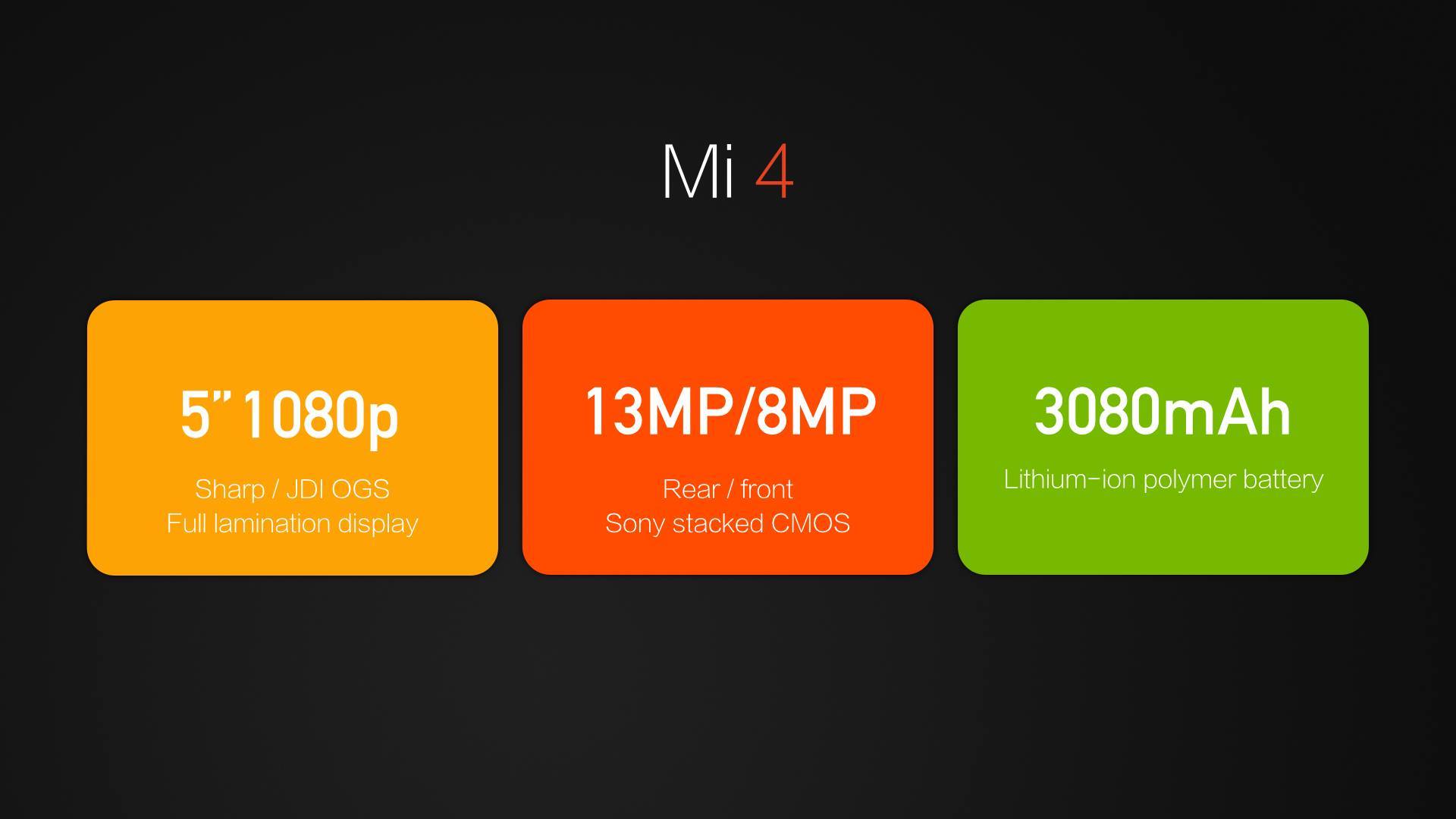 Смартфон Xiaomi Mi4: камера и видео