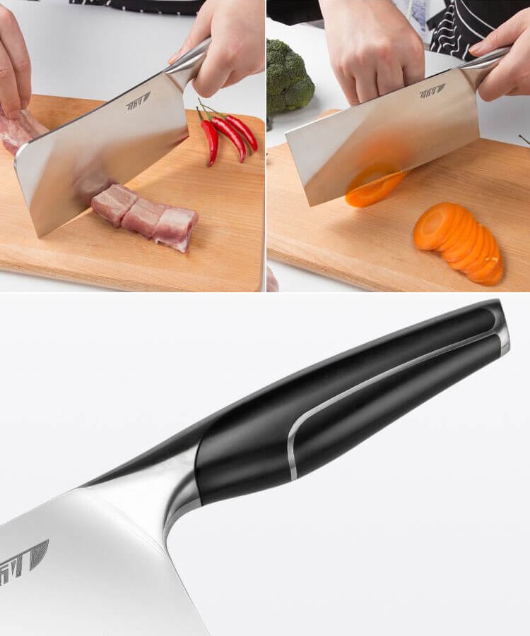 Набор кованных ножей Yi Wu Yi Shi Liren forged slicing and cutting knife 2 pcs LR-159 ручка изделия