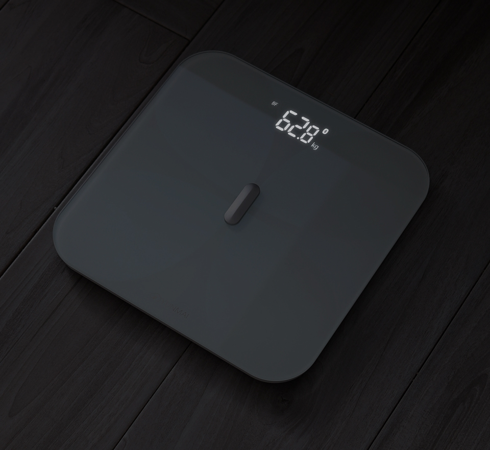 Весы Xiaomi YUNMAI PRO Smart Scale Black (M1806CH-BK) дисплей
